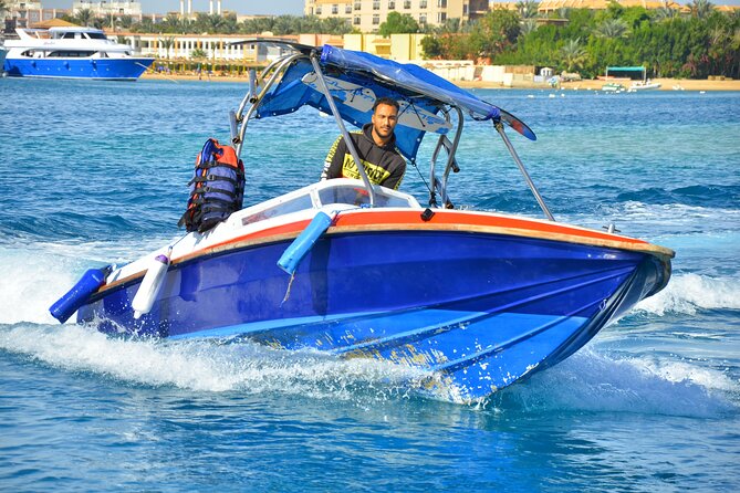 Speed Boat Abo Munkar Island & Water Sport Semi Private-Hurghada - The guides can shape the feel of a small-group trip