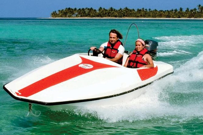 Speed Boat - from Punta Cana! - Hotel pickup and the trip to the beach