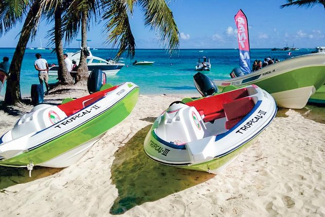 Speed Boat - from Punta Cana! - The natural pool and its 45-minute pause