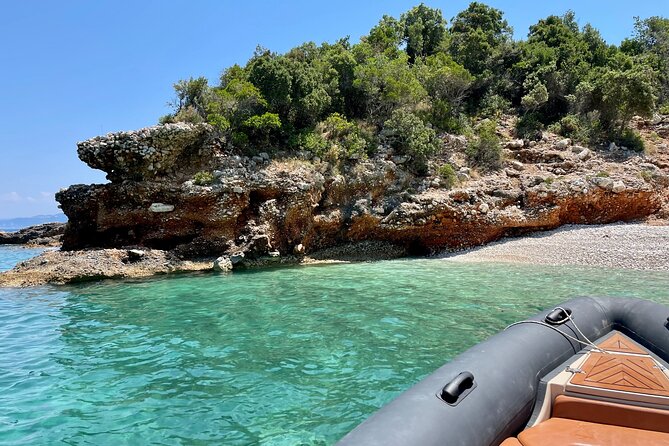 Speed Boat Trip to Haxhi Ali Cave and Karaburun Beach - The guide and boat experience