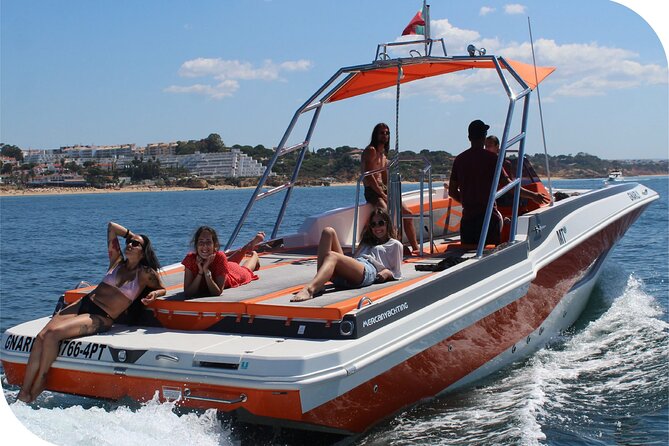 Speed Boat with Crew from Vilamoura - Leaving Vilamoura Marina by Speedboat