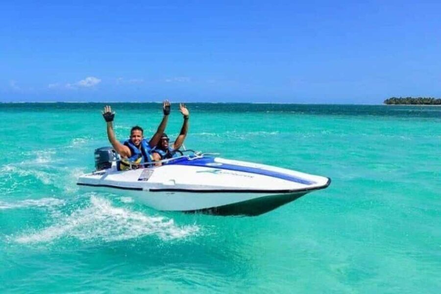Speedboat Adventure and Snorkeling from Punta Cana - The Sandbank Natural Pool