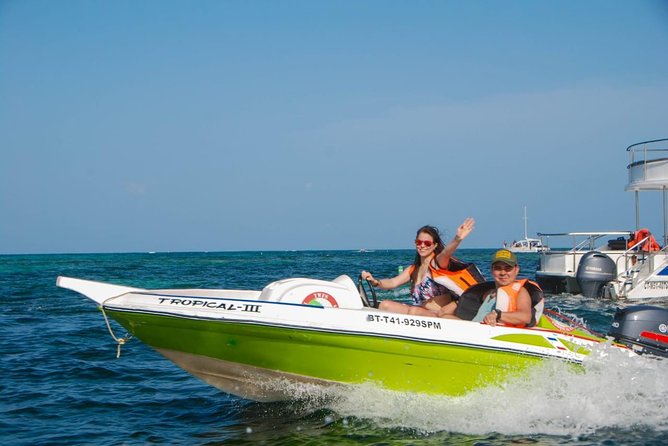 Speedboat Adventure in Punta Cana - The natural swimming pool stop