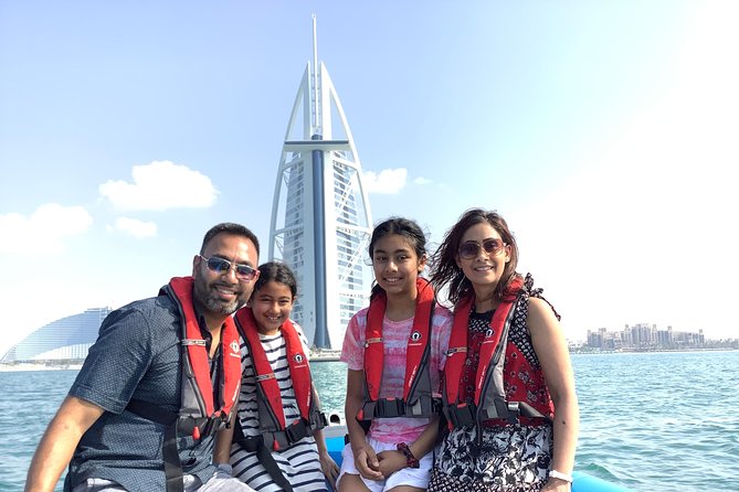 Speedboat Dubai: 60 Mins Guided Burj Al Arab & Atlantis Tour - Atlantis Aquaventure and the end of Palm Jumeirah