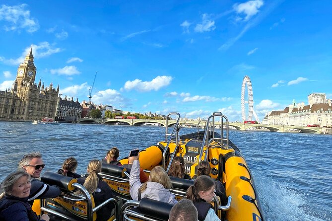 Speedboat Sightseeing: Embankment OR Westminster Pier -45 Minutes - The fast run toward Canary Wharf