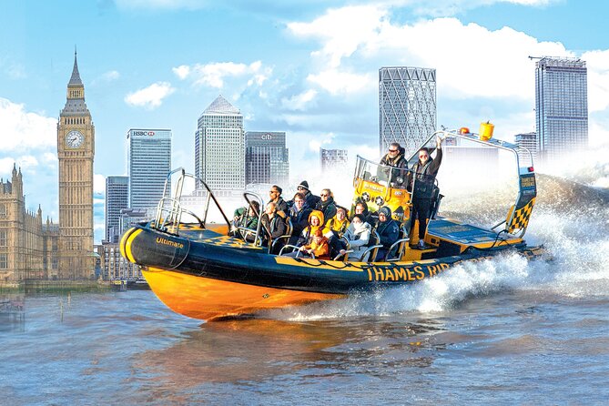 Speedboat Sightseeing: Embankment OR Westminster Pier -45 Minutes - Central London at a slower pace