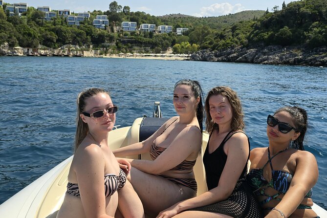 Speedboat Tour Swimming Snorkeling in Pigeon Cave Mirror Beach - Seeing the ancient monastery wall