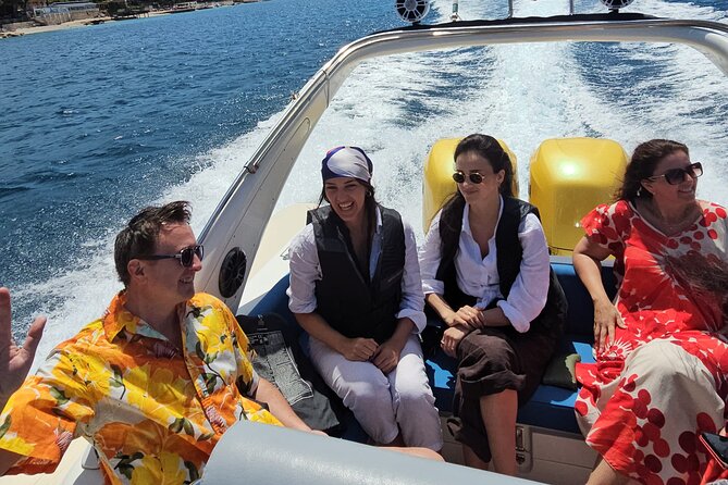 Speedboat Tour Swimming Snorkeling in Pigeon Cave Mirror Beach - Choosing your time among the Five Islands of Ksamil
