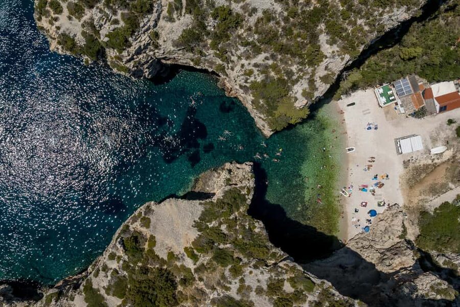 Split: Blue Cave & Hvar Small-Group Speedboat Tour - The Blue Cave on Biševo: beautiful, brief, and weather dependent