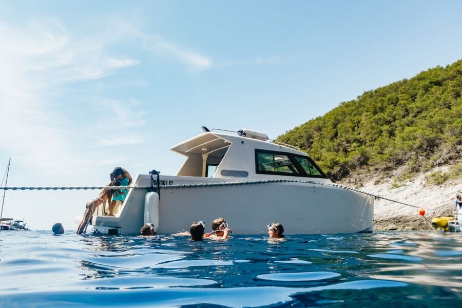 Split: Blue Cave, Vis & Hvar Full-Day Trip by Speedboat - Stiniva Cove is a short, dramatic stop