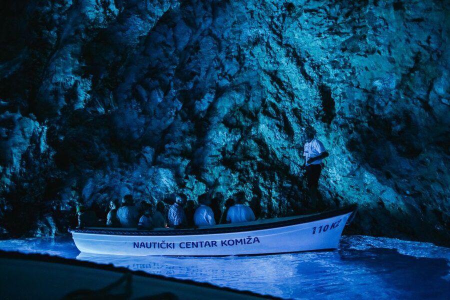 Split: Blue Cave, Vis & Hvar Full-Day Trip by Speedboat - The Blue Cave on Biševo: beautiful, but never guaranteed