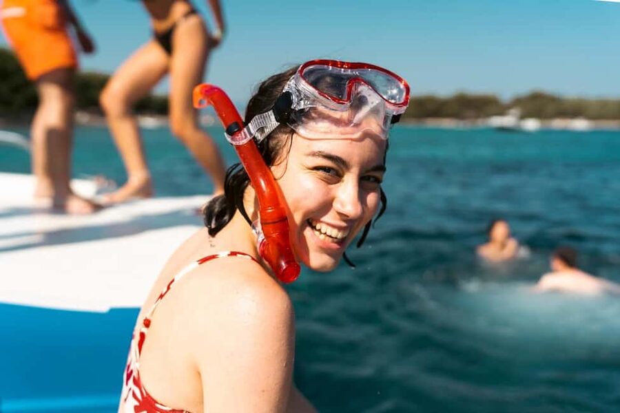 Split: Blue Lagoon and 3 Islands Speedboat Tour - Blue Lagoon Bay is the main event