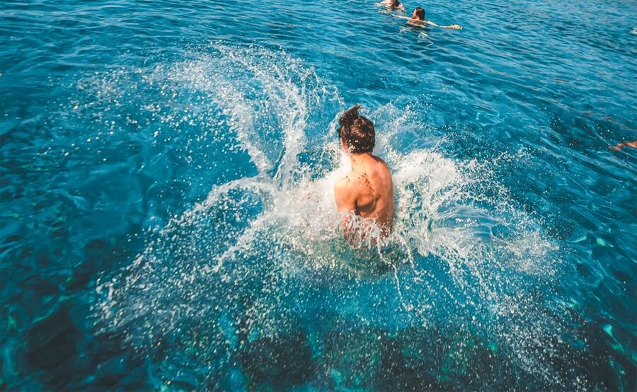 Split: Blue Lagoon and 3 Islands Speedboat Tour - Leaving Split for Čiovo Island
