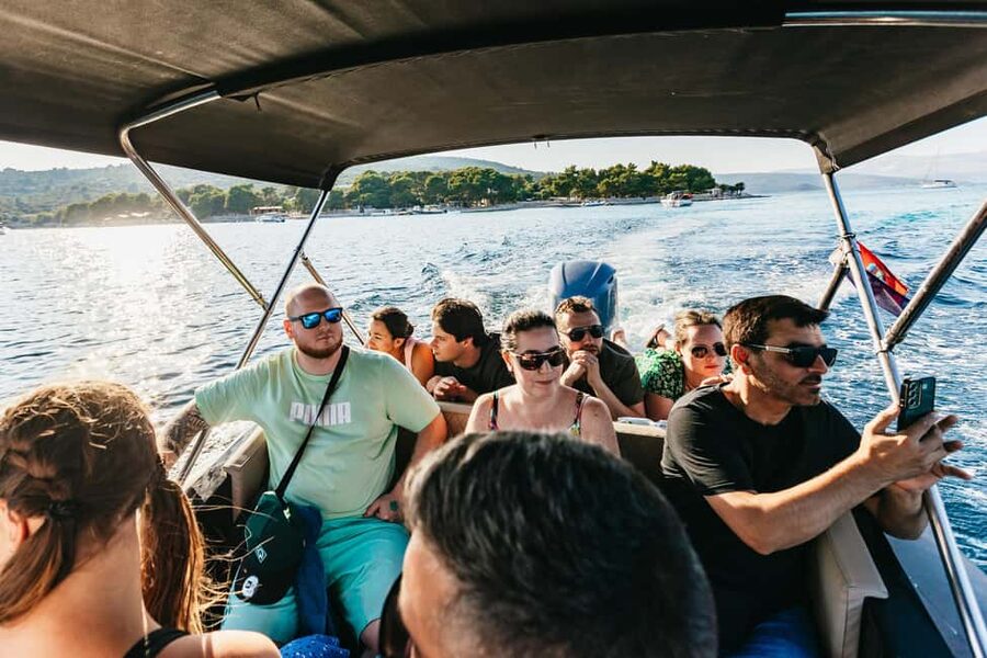 Split/Trogir: Blue lagoon and 3 islands speedboat tour - Blue Lagoon is for swimming, not sightseeing