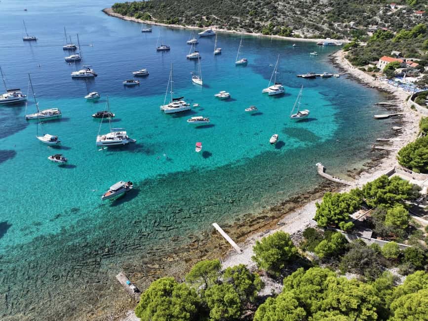 Split/Trogir: Trogir, Blue Lagoon, and Solta Speedboat Trip - The skipper can shape the whole day