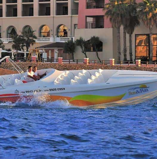 St Julians: Powerboat Gozo, Comino and Blue Lagoon - The fast run to Gozo