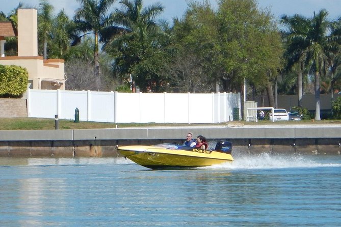 St Petersburg Speed Boat Adventure - Taking the wheel at Pass-a-Grille