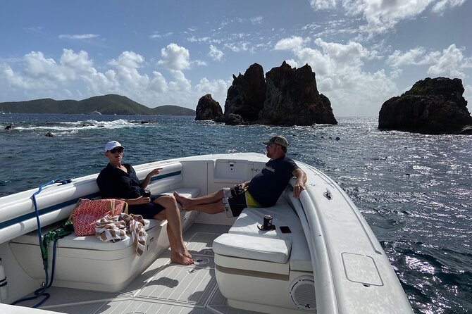 St Thomas Full-Day Boat Rental 37' Intrepid Powerboat - Building a route around St. Thomas and St. John
