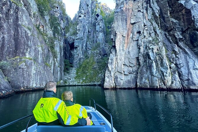 Stavanger: Guided Lysefjord Safari on Speedboat - Lysefjord Bridge marks the change in scenery