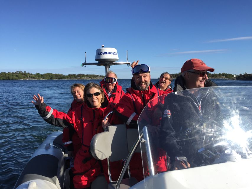 Stockholm Archipelago RIB Speed Boat Tour with Swedish Fika - Picking up speed toward Fjäderholmarna