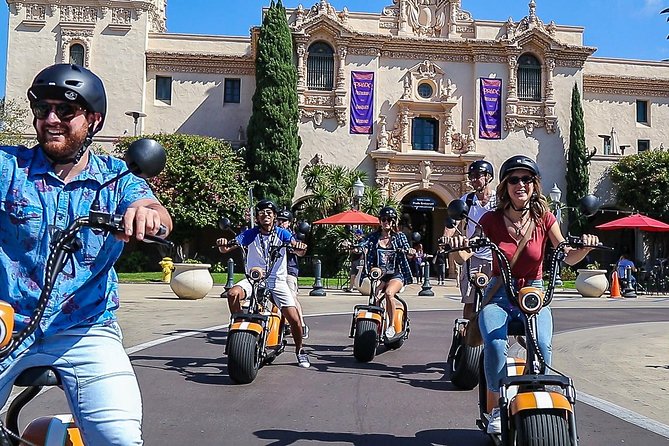 Super Saver: Self-Guided Speed Boat Adventure & iRide GPS Guided ScooterTour - Gaslamp Quarter, Horton Plaza, and Hillcrest