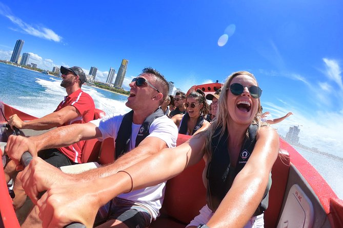 Surfers Paradise Jetboating and Surf Lesson - Starting with Jetboat Extreme
