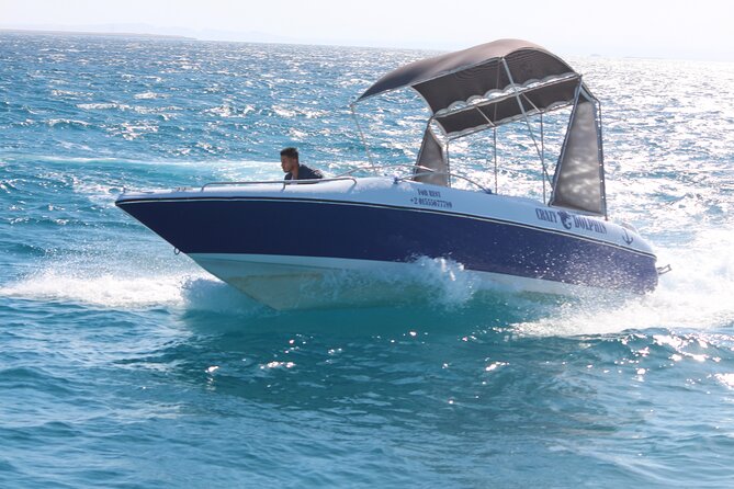 Swim with dolphin By Private Speed Boat and Sub wing Game - Hurghada - The speedboat ride across the Red Sea