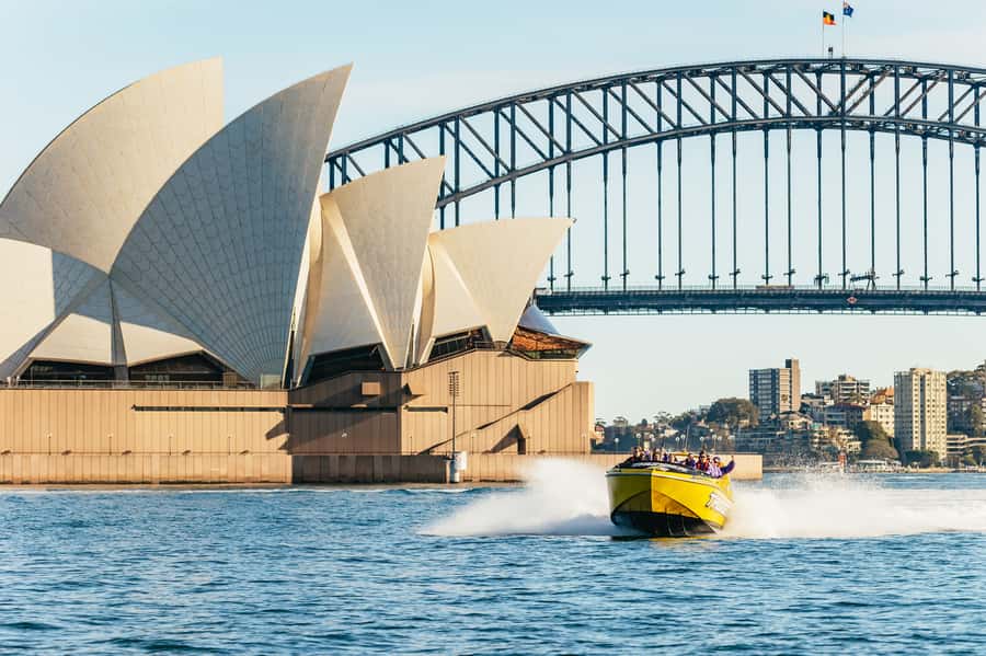 Sydney Harbour: Thunder Thrill Jet Boat Ride - A fast, wet way to see Sydney Harbour