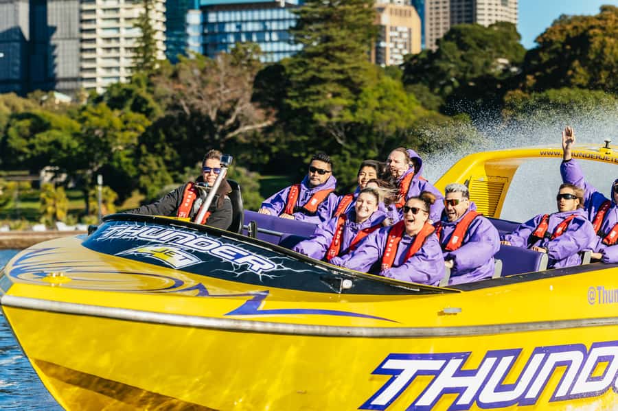 Sydney Harbour: Thunder Thrill Jet Boat Ride - The gentle start before the real action