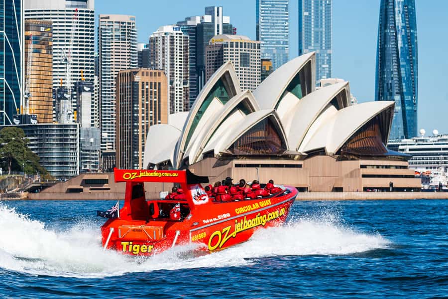 Sydney: Jet Boat Adventure Ride from Circular Quay - The real attraction is the boat work