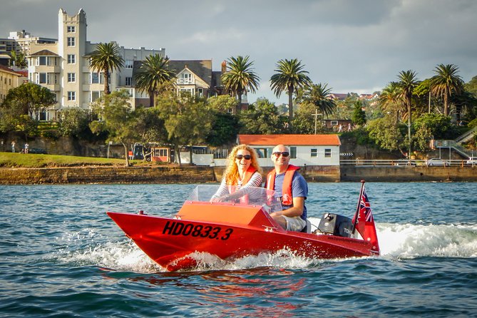 Sydney Speed Boat Adventure Harbour Tour - Maritime Museum ships from a low vantage point