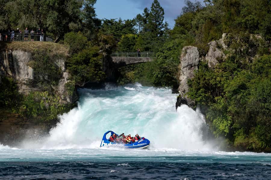 Taupō: Huka Falls 30-Minute Jet Boat Experience - Why the base of Huka Falls is the real draw