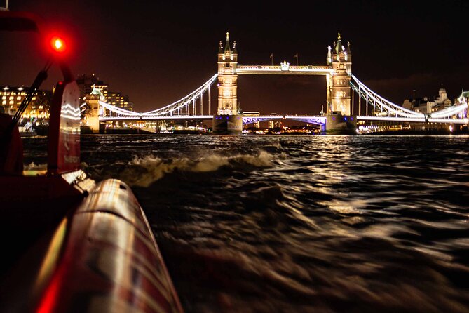 Thames Rockets Sunset London Speedboat Experience - HMS Belfast and the return toward the pier