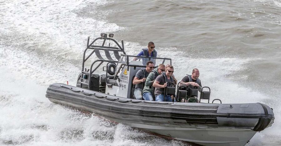 The Hague: Scheveningen Beach RIB Speedboat Tour - Choosing between sightseeing and full throttle