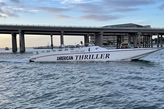 Thriller Speedboat Dolphin Tours in Destin Florida - Timing, weather, and cancellation details