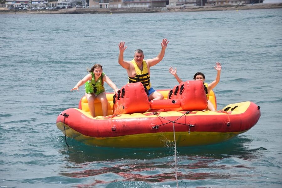 Torrevieja: Speedboat-Powered Inflatable Crazy Sofa Ride - Is $23 good value for 30 minutes?