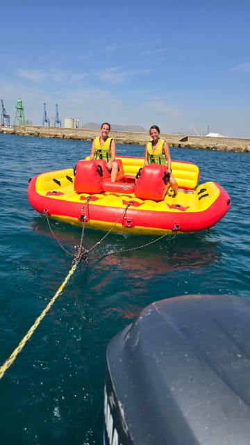Torrevieja: Speedboat-Powered Inflatable Crazy Sofa Ride - FAQ