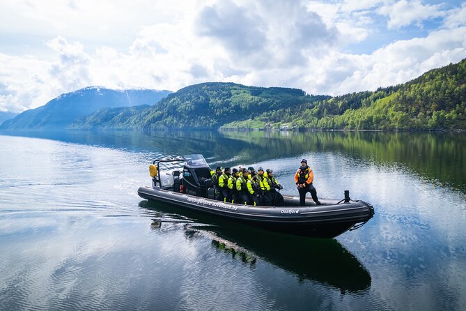 Ulvik scenic RIB adventure to Osafjord a Hardangerfjord branch - A small group makes the hour count