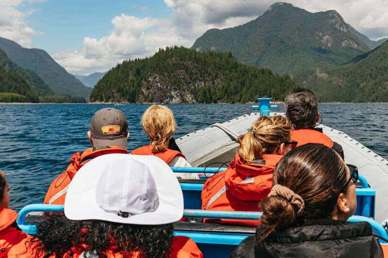 Vancouver: Indian Arm and Granite Falls Zodiac Boat Tour - From Granville Island into English Bay