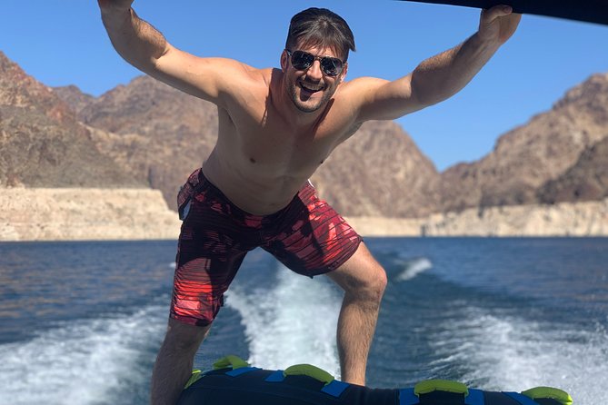 VIP Ultimate Speed Boats and Machine Gun Shooting Adventure with Hoover Dam - Swimming, cliff jumping, and cooling off