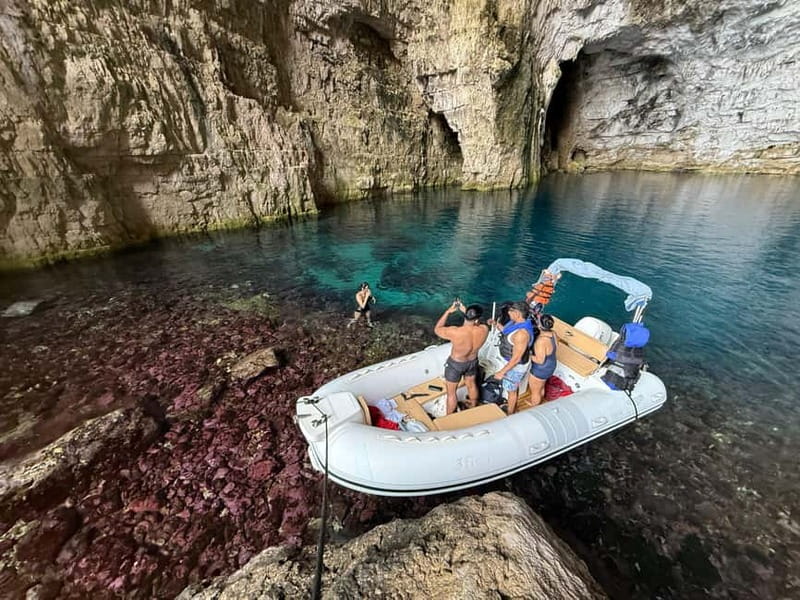 Vlorë: Haxhi Ali Cave & Karaburun SpeedBoat Tour - Speedboat comfort and the ride back