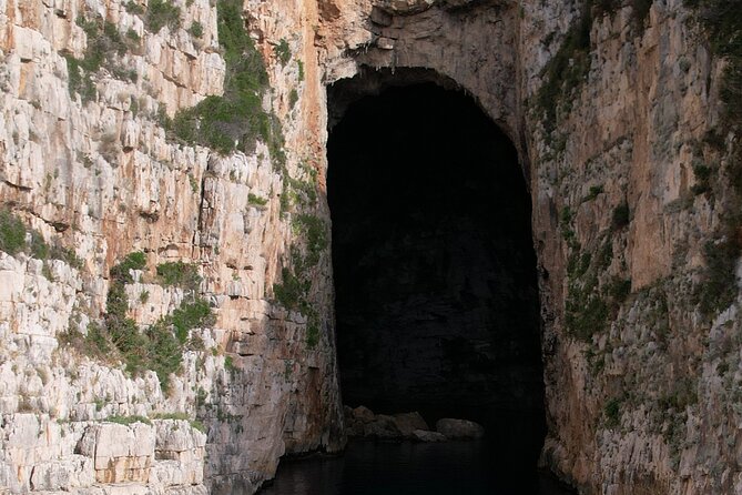 Vlore Private Boat Tour Blue Cave & Grama Bay Adventure - Blue Gem Cave at Llovizi Bay