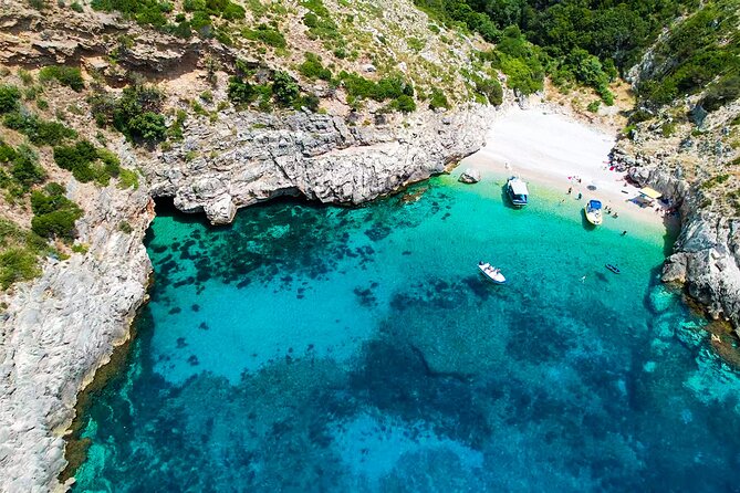 Vlore Private Boat Tour Blue Cave & Grama Bay Adventure - Church Cave and the Ride Back