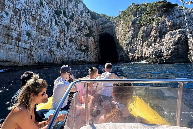 Vlore Speedboat Tour to Haxhi Ali Cave - The speedboat ride from Olympia Tours in Vlore