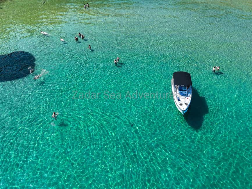 Zadar: Island Hopping Speedboat Adventure with Aperol Spritz - Stop three: a final village or secluded bay