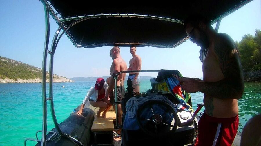 Zadar Islands: Private Hidden Treasures Speedboat Tour - Ugljan’s sandy bay and the final swim