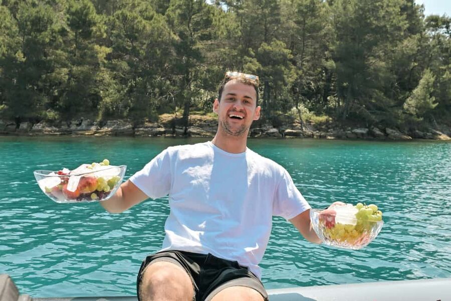 Zadar:Speedboat Tour Thrill Ride with Snorkeling on 3 island - Preko: cafés, beaches, and more time in the village