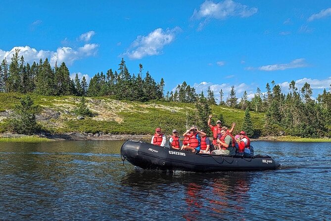 Zodiac Coastal Tour with Naturalist Guide: Lunenburg - Boarding a military-grade Zodiac